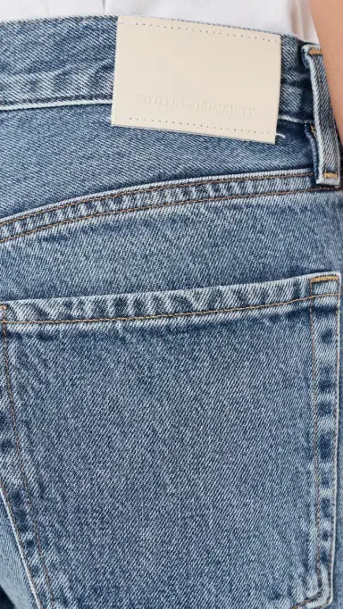 Citizens of Humanity 90s French Straight Jeans Dirty Martini | Thumbnail 6 Citizens of Humanity 90s French Straight Jeans Dirty Martini | Thumbnail 6