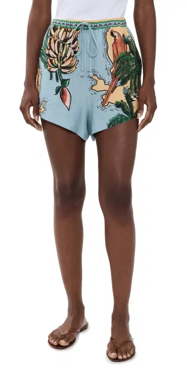 Farm Rio Beaches Path Shorts Beaches Path Multicolor | Thumbnail 1 Farm Rio Beaches Path Shorts Beaches Path Multicolor | Thumbnail 1