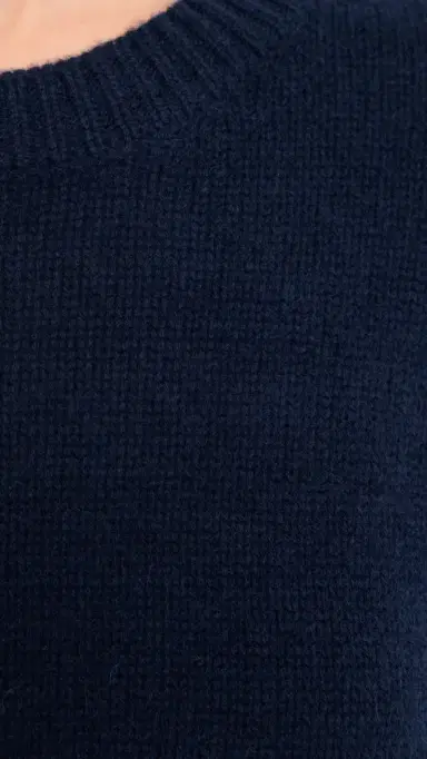 Sablyn Noa hrunken Cashmere Crew Sweater Midnight Navy | Thumbnail 6 Sablyn Noa hrunken Cashmere Crew Sweater Midnight Navy | Thumbnail 6