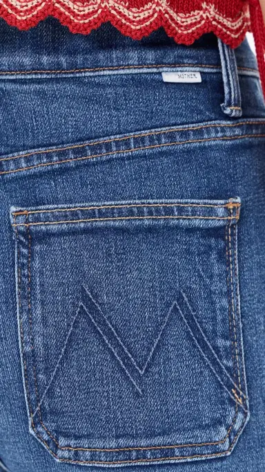 Mother Petite Lil Patch Maven Sneak Jeans | Thumbnail 6 Mother Petite Lil Patch Maven Sneak Jeans | Thumbnail 6