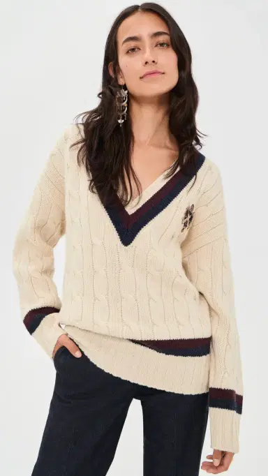 Zimmermann Valiant Cable Knit Sweater Natural | Thumbnail 2 Zimmermann Valiant Cable Knit Sweater Natural | Thumbnail 2