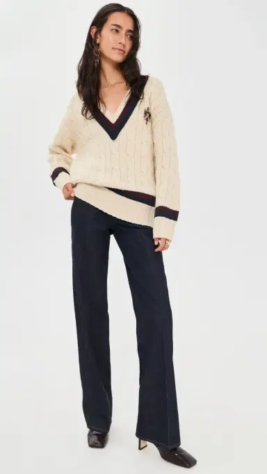 Zimmermann Valiant Cable Knit Sweater Natural | Thumbnail 5 Zimmermann Valiant Cable Knit Sweater Natural | Thumbnail 5
