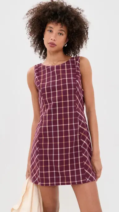 Free People Atlas Plaid Mini Dress | Thumbnail 2 Free People Atlas Plaid Mini Dress | Thumbnail 2