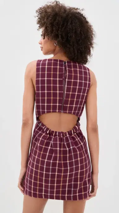 Free People Atlas Plaid Mini Dress | Thumbnail 3 Free People Atlas Plaid Mini Dress | Thumbnail 3