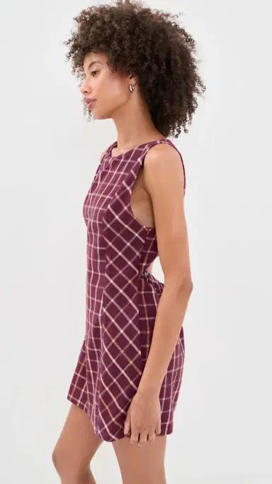 Free People Atlas Plaid Mini Dress | Thumbnail 4 Free People Atlas Plaid Mini Dress | Thumbnail 4