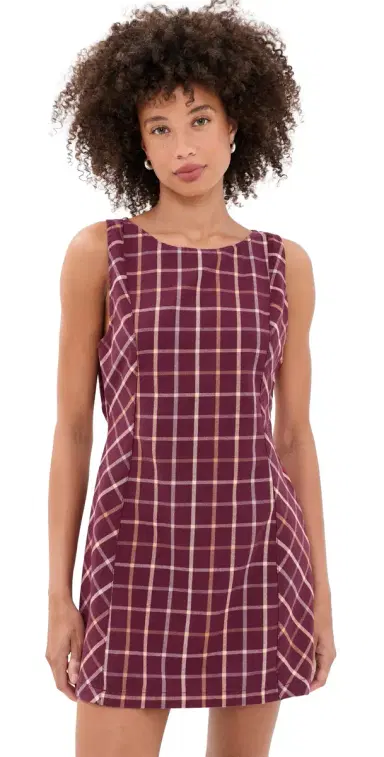 Free People Atlas Plaid Mini Dress | Thumbnail 1 Free People Atlas Plaid Mini Dress | Thumbnail 1