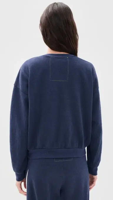 Aviator Nation Bolt titch Crew Sweatshirt Navy/White | Thumbnail 3 Aviator Nation Bolt titch Crew Sweatshirt Navy/White | Thumbnail 3