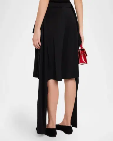 Toteme Tie Waist Jersey Culotte Pants | Thumbnail 3 Toteme Tie Waist Jersey Culotte Pants | Thumbnail 3