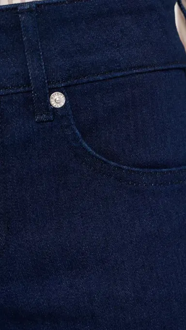 Veronica Beard Jean Beverly Skinny Flare Jeans Indigo Rinse | Thumbnail 6 Veronica Beard Jean Beverly Skinny Flare Jeans Indigo Rinse | Thumbnail 6