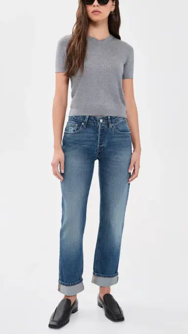 GOOD AMERICAN Vintage Straight Ankle Jeans | Thumbnail 5 GOOD AMERICAN Vintage Straight Ankle Jeans | Thumbnail 5