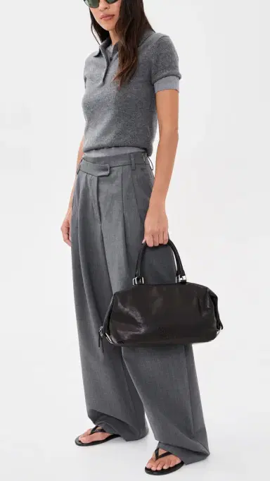MARGESHERWOOD Dumpling Tote Black Washed Nappa One Size | Thumbnail 3 MARGESHERWOOD Dumpling Tote Black Washed Nappa One Size | Thumbnail 3