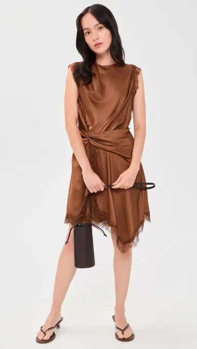 A.L.C. A. L.C. Dion Dress Light Chestnut | Thumbnail 5 A.L.C. A. L.C. Dion Dress Light Chestnut | Thumbnail 5