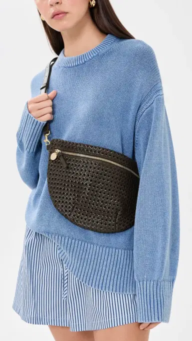 Clare V. Grande Fanny Pack Chocolate One Size | Thumbnail 3 Clare V. Grande Fanny Pack Chocolate One Size | Thumbnail 3