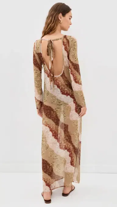 LIONESS Pacific Maxi Dress Vintage Floral | Thumbnail 3 LIONESS Pacific Maxi Dress Vintage Floral | Thumbnail 3
