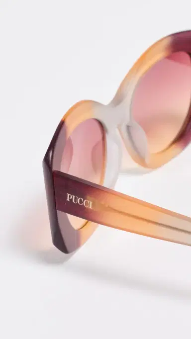 Pucci Butterfly Sunglasses Burgundy/Orange/Rose One Size | Thumbnail 5 Pucci Butterfly Sunglasses Burgundy/Orange/Rose One Size | Thumbnail 5