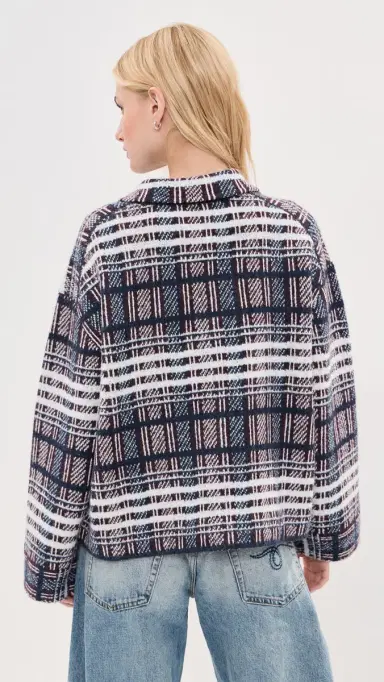 LE BOP Faye hacket Navy Plaid | Thumbnail 3 LE BOP Faye hacket Navy Plaid | Thumbnail 3