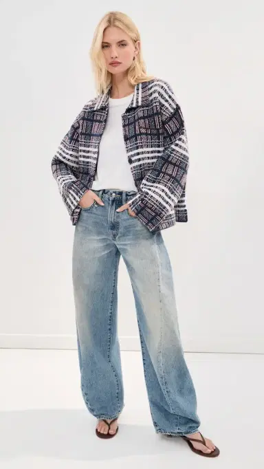LE BOP Faye hacket Navy Plaid | Thumbnail 5 LE BOP Faye hacket Navy Plaid | Thumbnail 5