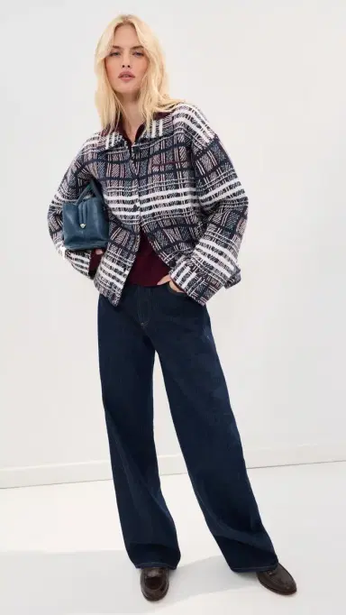 LE BOP Faye hacket Navy Plaid | Thumbnail 6 LE BOP Faye hacket Navy Plaid | Thumbnail 6