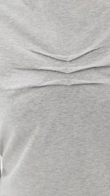 The Attico Jersey Mini dress Melange Grey | Thumbnail 6 The Attico Jersey Mini dress Melange Grey | Thumbnail 6