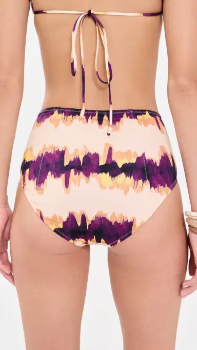 Ulla Johnson Zahara High Waisted Bikini Bottoms Quarry M | Thumbnail 3 Ulla Johnson Zahara High Waisted Bikini Bottoms Quarry M | Thumbnail 3