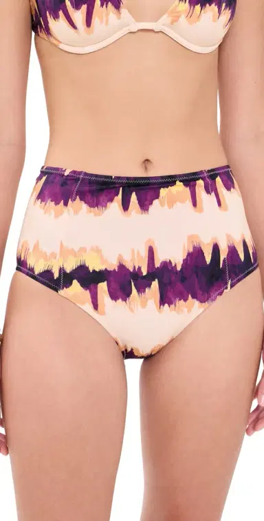 Ulla Johnson Zahara High Waisted Bikini Bottoms Quarry M | Thumbnail 1 Ulla Johnson Zahara High Waisted Bikini Bottoms Quarry M | Thumbnail 1