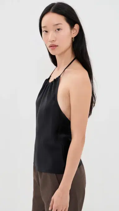 DONNI. The ilk Halter Top Jet | Thumbnail 4 DONNI. The ilk Halter Top Jet | Thumbnail 4