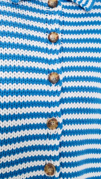 La Ligne Fine Line Mini arina Cardigan Cerulean/ | Thumbnail 6 La Ligne Fine Line Mini arina Cardigan Cerulean/ | Thumbnail 6