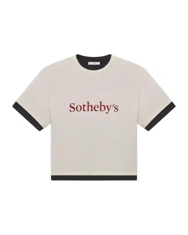 Frame x Sotheby's Ringer Baby T-Shirt | Thumbnail 1 Frame x Sotheby's Ringer Baby T-Shirt | Thumbnail 1