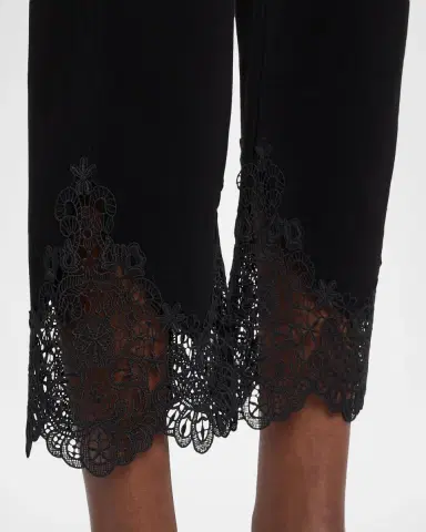 Generation Love Bellatrix Straight Cropped Lace-Trim Jeans | Thumbnail 5 Generation Love Bellatrix Straight Cropped Lace-Trim Jeans | Thumbnail 5