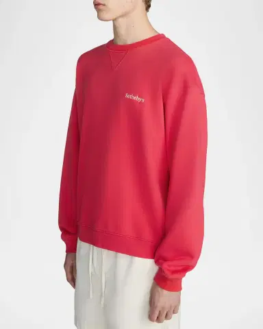 Frame x Sotheby's Cotton Crewneck Sweatshirt | Thumbnail 6 Frame x Sotheby's Cotton Crewneck Sweatshirt | Thumbnail 6