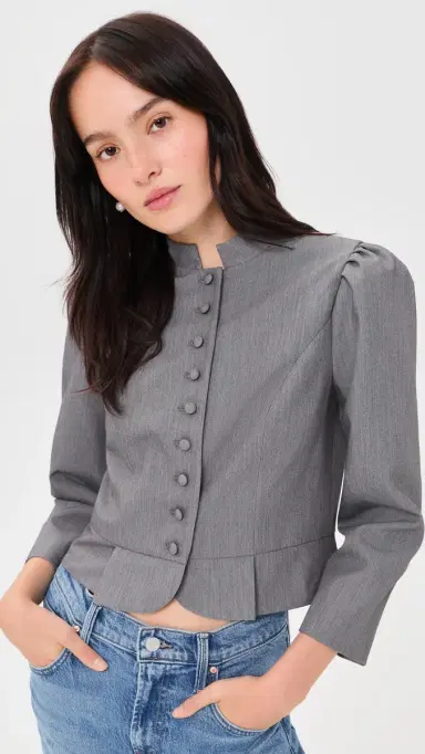 Wayf Kaelani Jacket Grey | Thumbnail 2 Wayf Kaelani Jacket Grey | Thumbnail 2