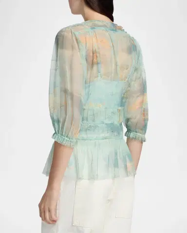 Johnny Was Mazzy Enrika Embroidered Blouse | Thumbnail 3 Johnny Was Mazzy Enrika Embroidered Blouse | Thumbnail 3