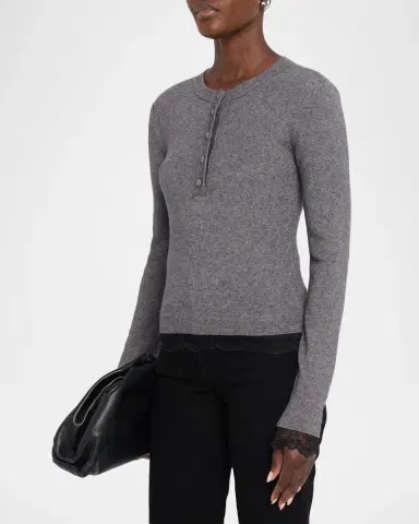 Generation Love Olivia Knit Lace-Trim Top | Thumbnail 4 Generation Love Olivia Knit Lace-Trim Top | Thumbnail 4
