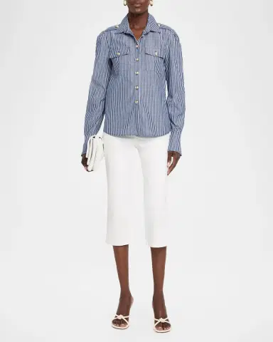 Generation Love Allure Striped Poplin Shirt | Thumbnail 2 Generation Love Allure Striped Poplin Shirt | Thumbnail 2