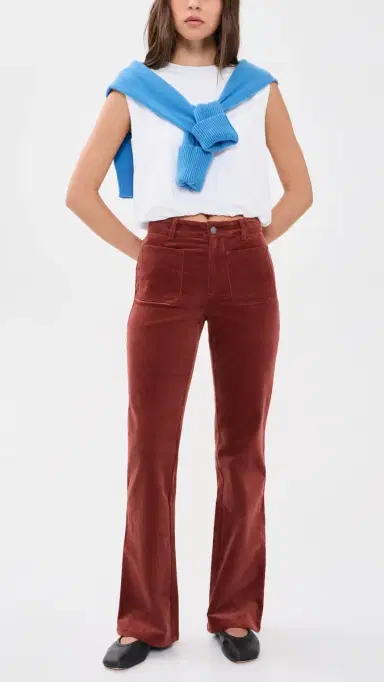 Apiece Apart Charle Flare Trousers Cinnamon | Thumbnail 5 Apiece Apart Charle Flare Trousers Cinnamon | Thumbnail 5