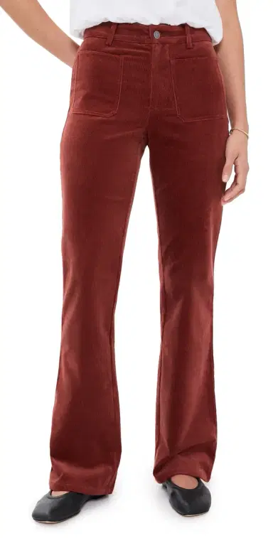 Apiece Apart Charle Flare Trousers Cinnamon | Thumbnail 1 Apiece Apart Charle Flare Trousers Cinnamon | Thumbnail 1