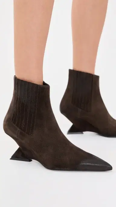 The Attico Cheope Ankle Boots Dark Brown | Thumbnail 3 The Attico Cheope Ankle Boots Dark Brown | Thumbnail 3
