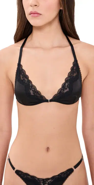 Kat the Label Sadie Bralette Black | Thumbnail 1 Kat the Label Sadie Bralette Black | Thumbnail 1
