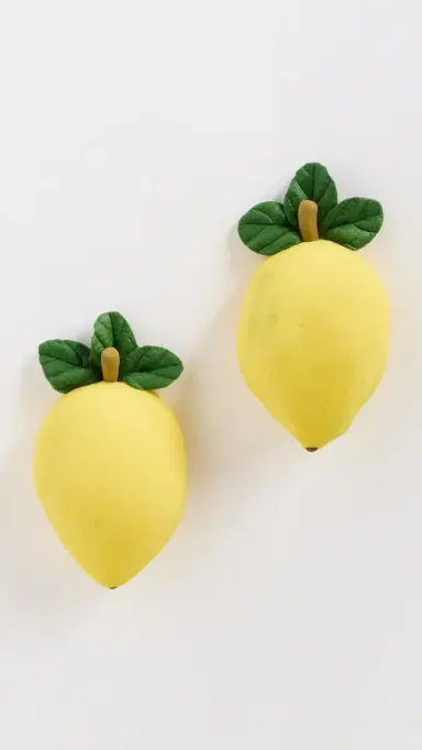 Jennifer Behr Citron Earrings Lemon One Size | Thumbnail 2 Jennifer Behr Citron Earrings Lemon One Size | Thumbnail 2