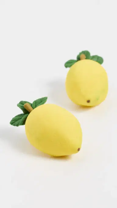 Jennifer Behr Citron Earrings Lemon One Size | Thumbnail 4 Jennifer Behr Citron Earrings Lemon One Size | Thumbnail 4