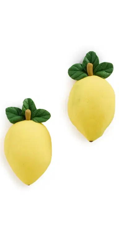 Jennifer Behr Citron Earrings Lemon One Size | Thumbnail 1 Jennifer Behr Citron Earrings Lemon One Size | Thumbnail 1