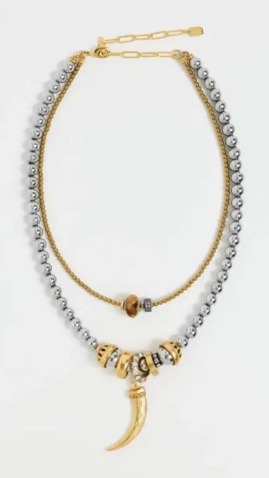 Elizabeth Cole Hilda Necklace Crystal One Size | Thumbnail 2 Elizabeth Cole Hilda Necklace Crystal One Size | Thumbnail 2