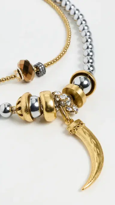 Elizabeth Cole Hilda Necklace Crystal One Size | Thumbnail 4 Elizabeth Cole Hilda Necklace Crystal One Size | Thumbnail 4