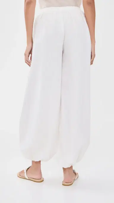Faithfull Kortez inen Balloon Pants White | Thumbnail 3 Faithfull Kortez inen Balloon Pants White | Thumbnail 3