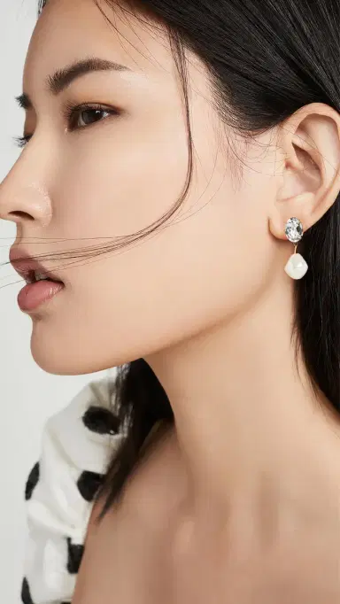 Jennifer Behr Tunis Earring Diamond One Size | Thumbnail 4 Jennifer Behr Tunis Earring Diamond One Size | Thumbnail 4