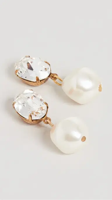 Jennifer Behr Tunis Earring Diamond One Size | Thumbnail 5 Jennifer Behr Tunis Earring Diamond One Size | Thumbnail 5