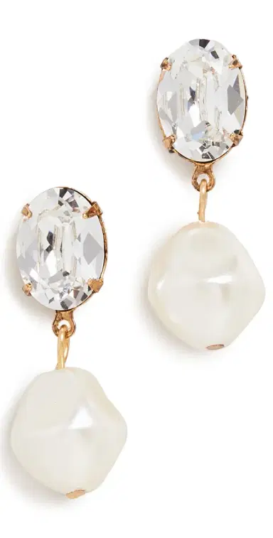 Jennifer Behr Tunis Earring Diamond One Size | Thumbnail 1 Jennifer Behr Tunis Earring Diamond One Size | Thumbnail 1