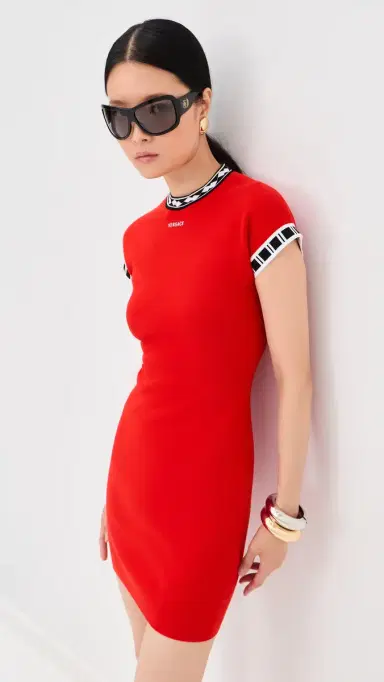 Versace Knit Dress Scarlet | Thumbnail 2 Versace Knit Dress Scarlet | Thumbnail 2