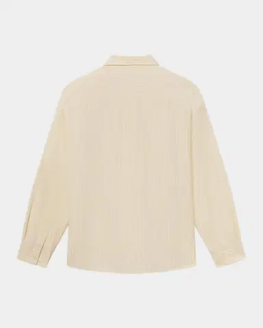 Frame Men's Pyjama Cotton Stripe Button-Down Shirt | Thumbnail 6 Frame Men's Pyjama Cotton Stripe Button-Down Shirt | Thumbnail 6