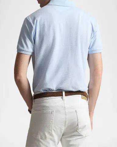 Polo Ralph Lauren Men's Custom-Slim-Fit Stretch Mesh Polo Shirt | Thumbnail 3 Polo Ralph Lauren Men's Custom-Slim-Fit Stretch Mesh Polo Shirt | Thumbnail 3